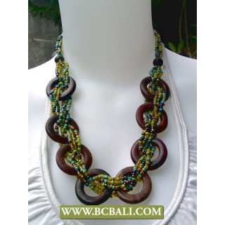 Coloring Beading Necklaces Fashion with Woods